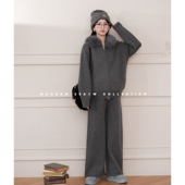 塞林漫步 街头毛衣裤 孕妇套装 猫单 秋冬新品 宽松时尚 子2025新款