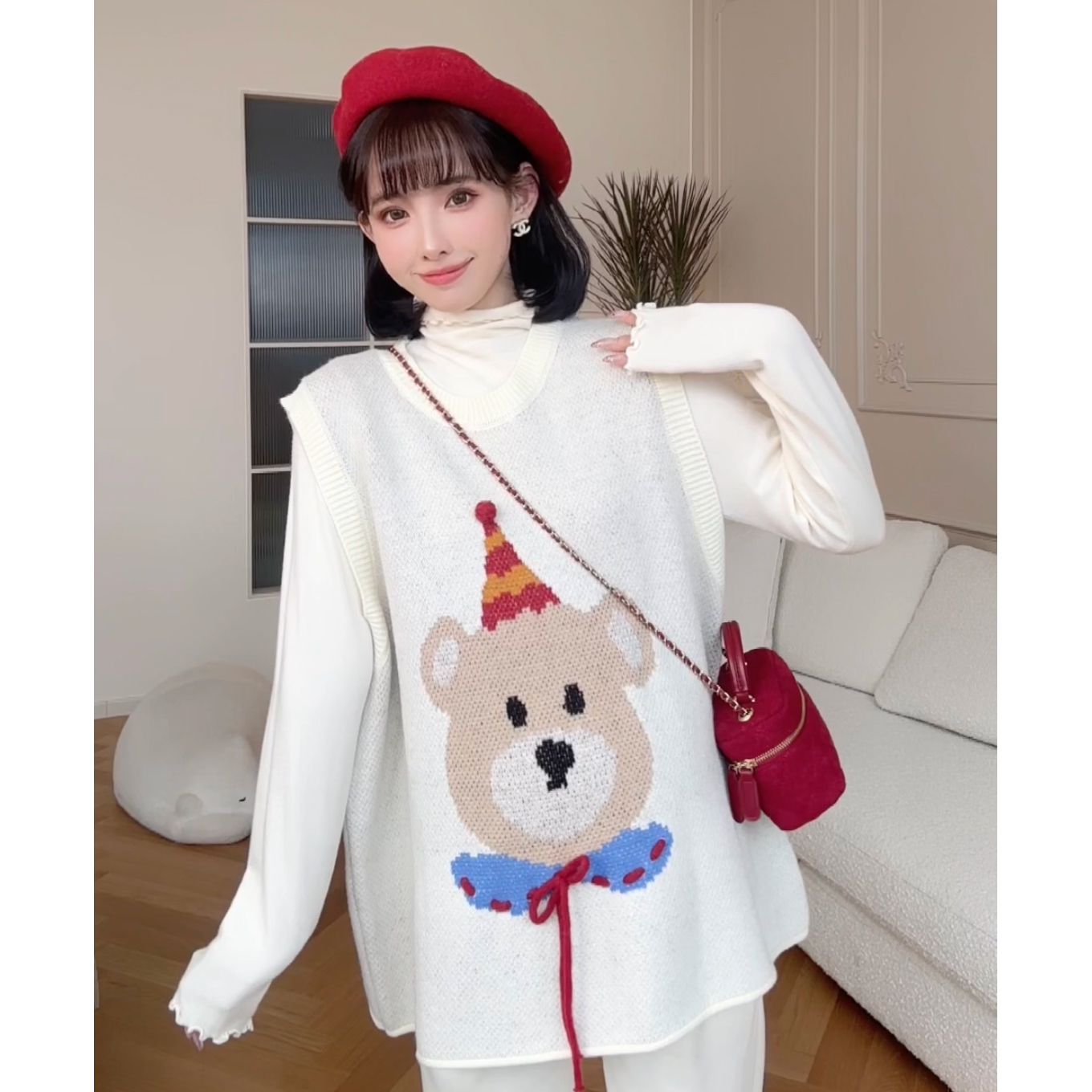 娜娜的孕期穿搭上衣裤子三件套