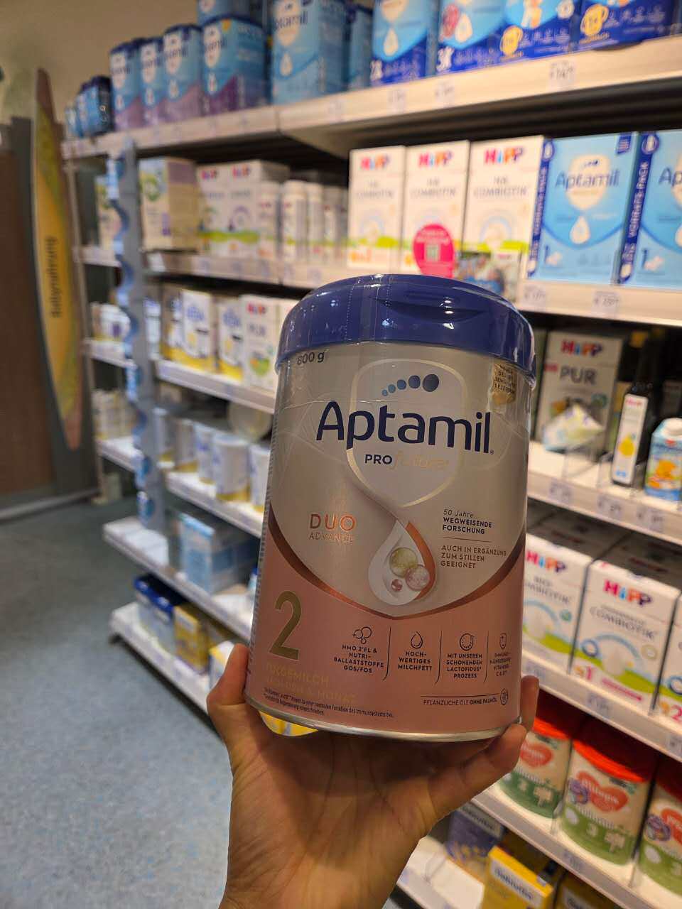 德国直邮代购爱他美Aptamil铂金白金版pre段1段2段婴幼儿奶粉现货