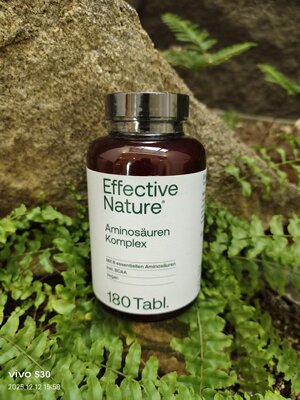 氨基酸片剂高剂量德国直邮代购effective nature180片8种氨基酸