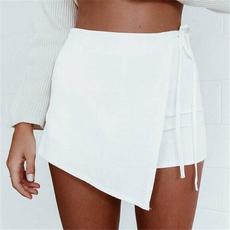 Women''s irregular bandage short skirts pants hot pants