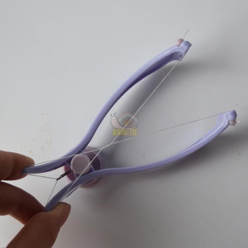 脸部棉线拔毛器 线面脱毛夹 手动拔毛 除毛器 TV产品
