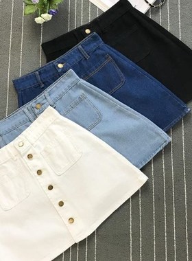 2018 Summer Women Mini Skirts High Waist A-Line Skirt ladies