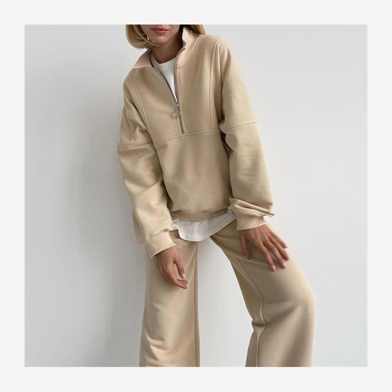 欧美休闲运动卫衣裤套装