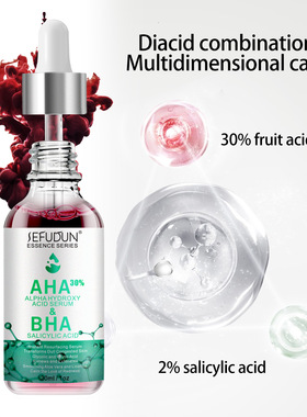 AHA Serum 30% + BHA Serum 2%, Natural Facial Peels Serum