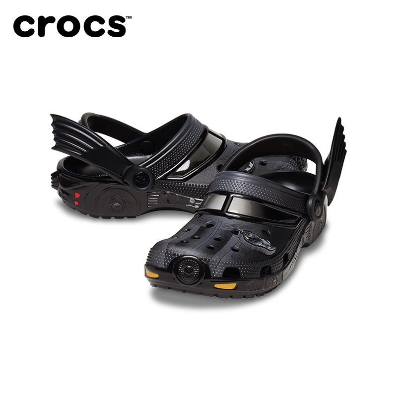 Crocs卡骆驰经典蝙蝠侠跑车洞洞鞋男沙滩鞋户外包头拖鞋|210219