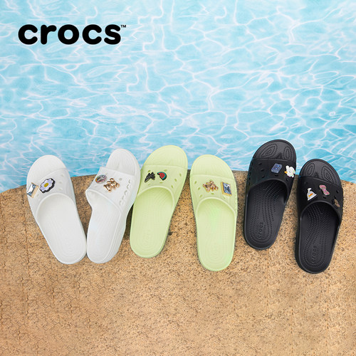 Crocs贝雅凉拖二代一字拖鞋