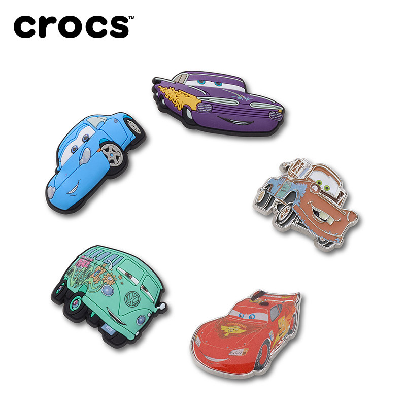 Crocs卡骆驰智必星配件洞洞鞋花 IP授权系列闪电麦昆五件套
