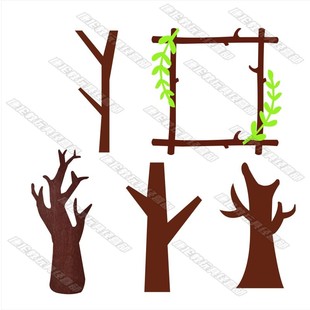 幼儿园小学开学教室墙面布置材料环境装 饰用品花草坪树干枫叶墙贴