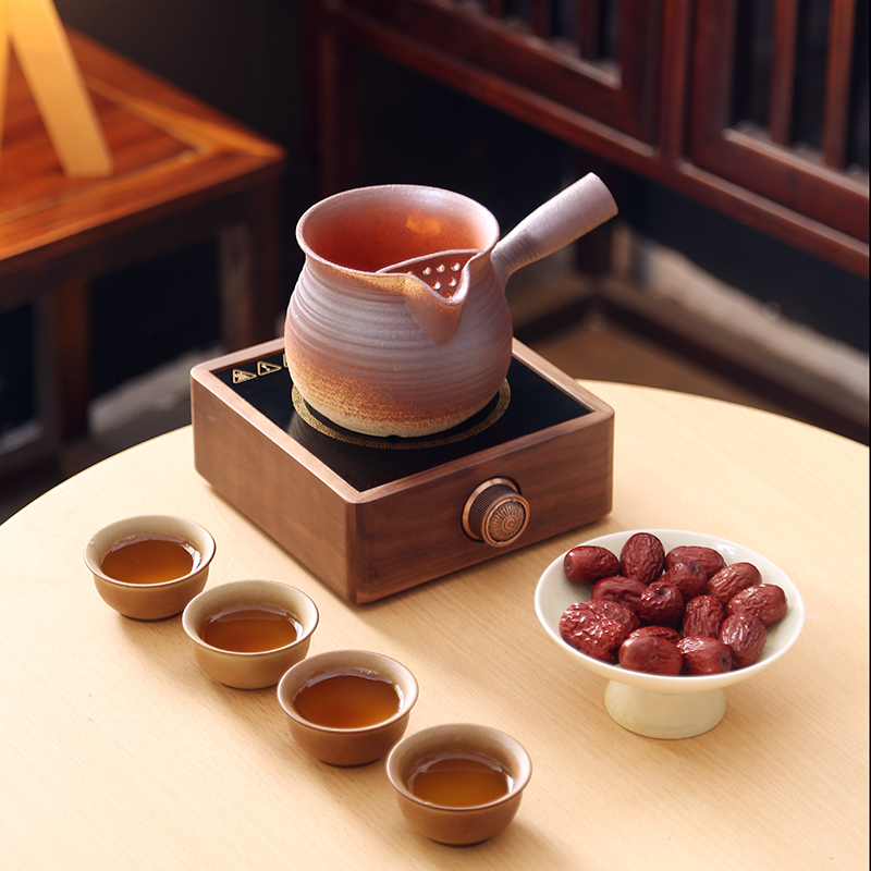 炭烤围炉煮茶家用煮茶壶户外烧烤炉新款电陶炉煮茶炉罐罐煮茶器
