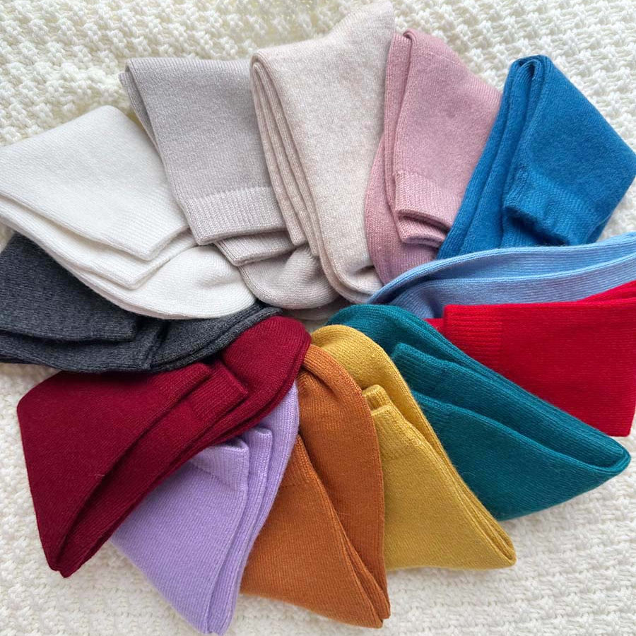 羊绒加厚保暖短袜男女通用