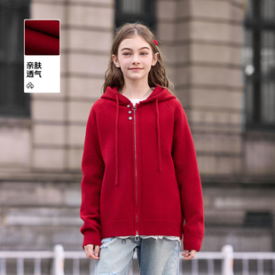 毛衣女2026新款红色过年衣服可外穿内搭慵懒高级感女款新年厚毛衣