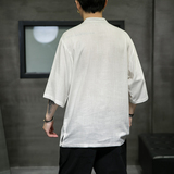 风t恤半袖盘扣休闲纯色潮流夏季T016-P60，男装T恤，星座815-1（原A203A）