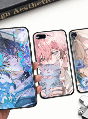 valz弦月藤士郎甲斐田晴长尾景手机壳周边vtuber彩虹社nijisanji适用vivoppo华为小米红米苹果一加荣耀玻璃壳