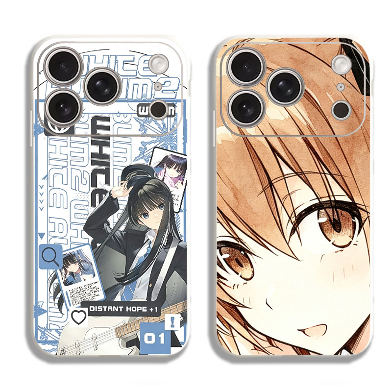 小木曾雪菜手机壳适用苹果17华为mate80白色相簿iPhone16promax游戏OPPO适用小米15周边vivo二次元14冬马和纱图片