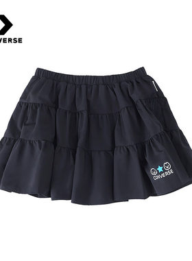 Converse匡威26夏季女士短裙甜美时尚百搭休闲半身裙 WCK175-023
