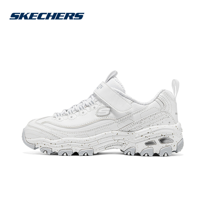 斯凯奇运动2025冬男童休闲鞋 405327L-WHT