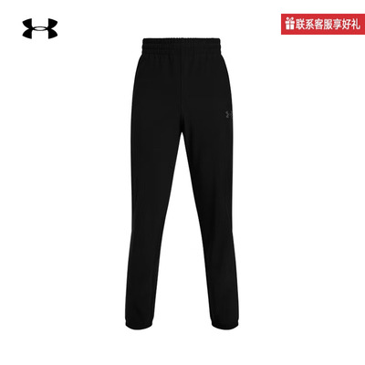 UNDERARMOUR安德玛官方运动2025F/W男抓绒长裤 1389301-001