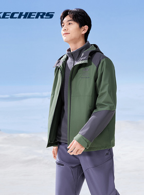 SKECHERS斯凯奇2024冬男套装 P424M123-031F