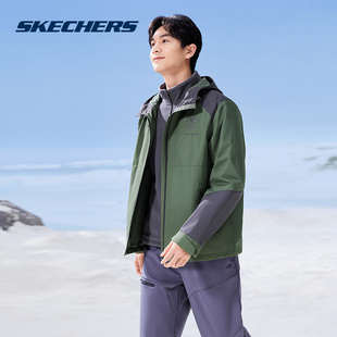 SKECHERS斯凯奇2024冬男套装 031F P424M123