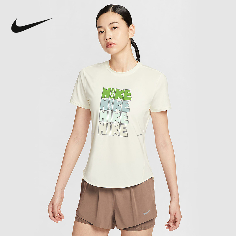 Nike耐克官方运动2025秋女短袖针织衫 II0465-047
