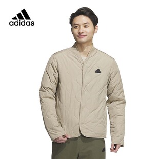 男子运动休闲棉服外套JE8571 adidas阿迪达斯春季