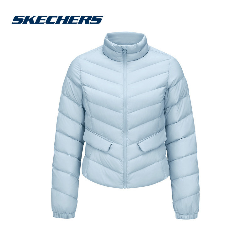 斯凯奇运动2025冬女短羽绒服 P424W176-04JJ,运动服/休闲服装,运动羽绒服,淘宝优惠券,粉丝福利购,淘宝优惠卷