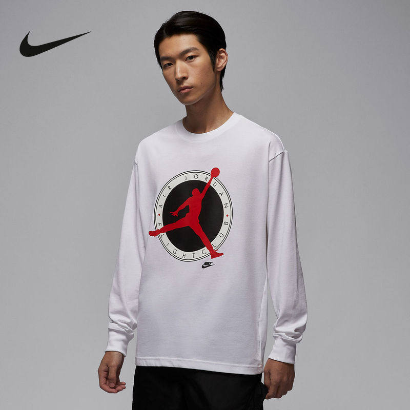 NIKE耐克运动2026春男长袖针织衫 IF3011-100,运动服/休闲服装,运动T恤,淘宝优惠券,粉丝福利购,淘宝优惠卷