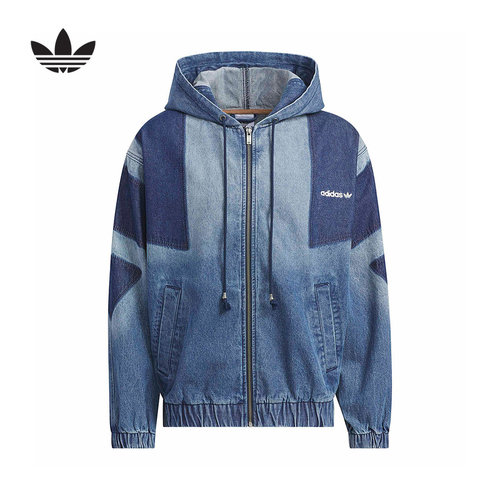 adidas阿迪达斯官方运动2026春男牛仔外套 KR5056