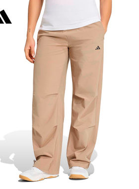 adidas阿迪达斯官方运动2026春女梭织长裤 KS8562