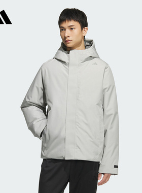 adidas阿迪达斯官方运动2025秋男短羽绒服 KC2476