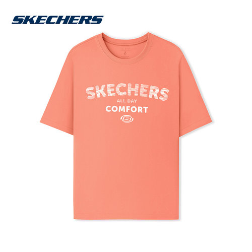 斯凯奇运动2025夏中性短袖衫 L225U156-02LC