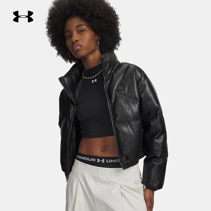 UNDERARMOUR安德玛运动2025F/W女皮外套 6006436-002