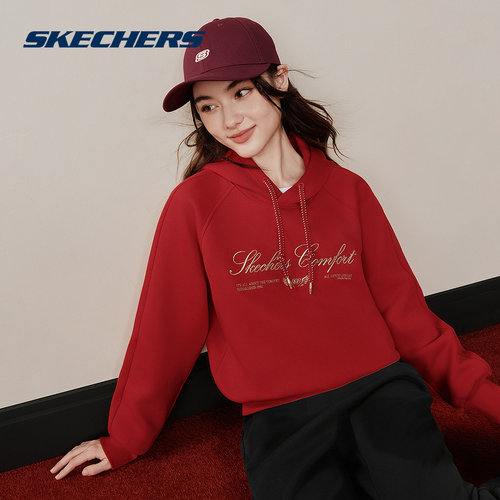 SKECHERS斯凯奇运动2026春女卫衣 L126W006-03LC