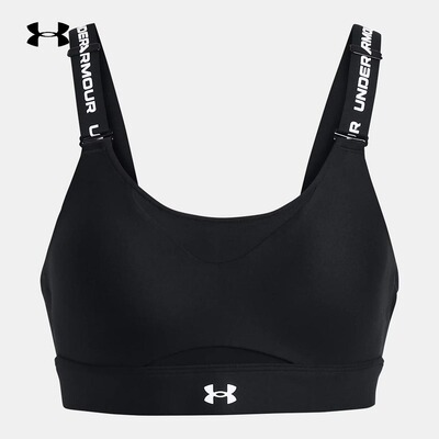 安德玛UA女子春季新款运动休闲舒适运动内衣BRA1384112-001