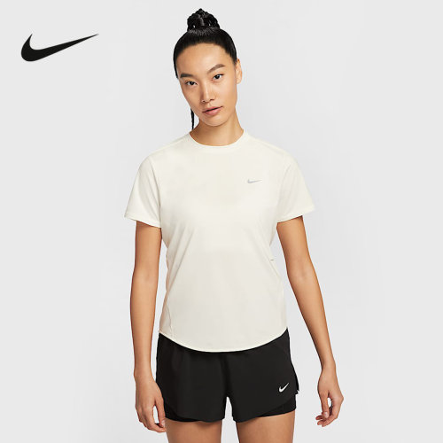 Nike耐克官方运动2025夏女短袖针织衫 HM9699-133