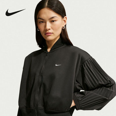 NIKE耐克运动2026春女针织夹克 IQ0437-010