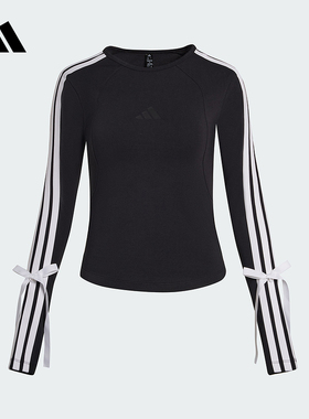 adidas阿迪达斯官方运动2025秋女长袖T恤 KG3862