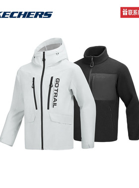 斯凯奇运动2025春男梭织外套 P125M059-053A