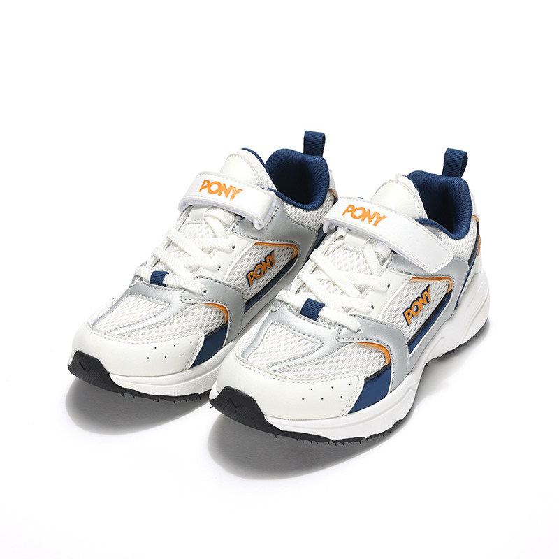 PONY波尼慢跑鞋男女童2025春新款轻便透气运动跑步鞋242K1MJ04OG