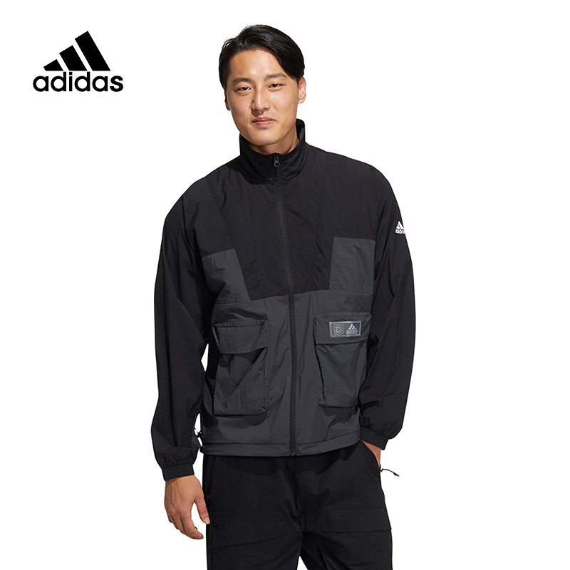 adidas阿迪达斯外套男夏季新款运动休闲训练跑步夹克HE9929 运动服/休闲服装 运动茄克/外套 原图主图