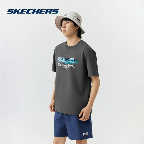 SKECHERS斯凯奇2026夏中性短袖衫 P226U012-013P