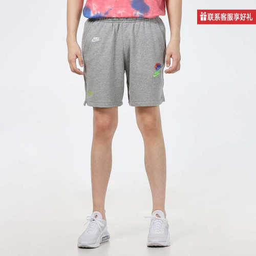 NIKE耐克短裤男裤2025春秋新款运动裤宽松休闲五分裤潮DD4683-063