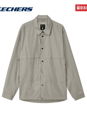 斯凯奇运动2025秋男女梭织外套 L324U027-01NC