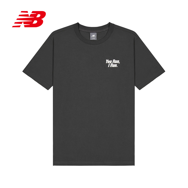 New Balance运动户外2025夏男短袖T恤 NEF29251-DKG