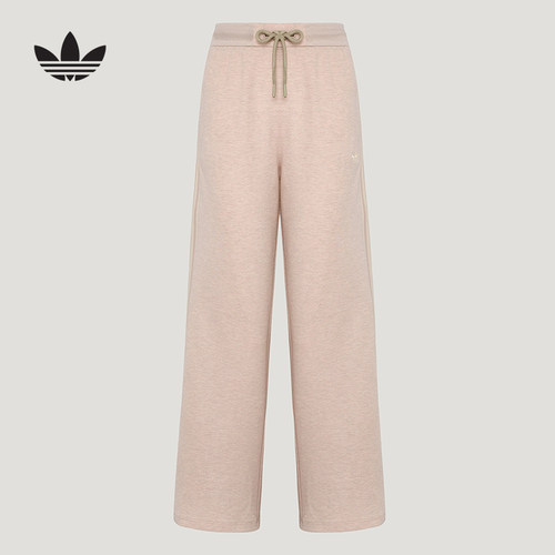 adidas阿迪达斯三叶草春女街头复古风三条纹休闲运动裤长裤KY8486