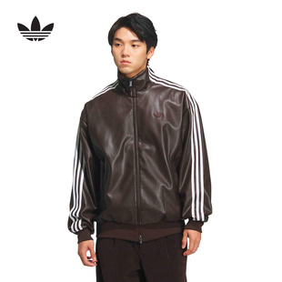 adidas阿迪达斯官方运动2026春中性PU外套 KQ5473