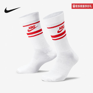耐克男女袜子透气袜长筒袜三双装 102 DX5089