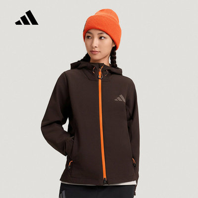 adidas阿迪达斯官方运动2026春女梭织夹克 KQ7961