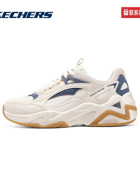 Skechers斯凯奇女款2025春新款时尚运动休闲老爹鞋149984/NTBL